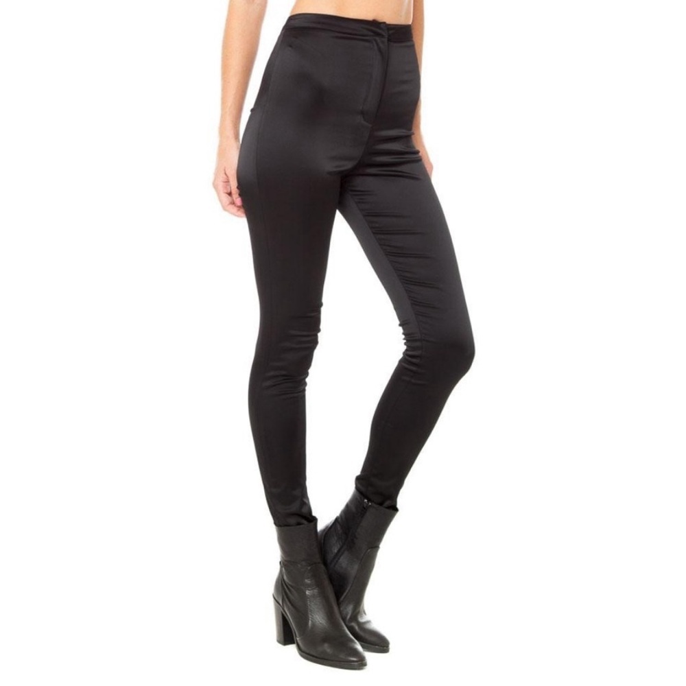 💕 ARE YOU AM I lilt high waist skinny pant NEW size XS satin stretch AYAI B07